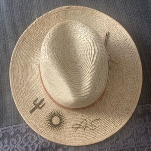 New Brixton Field Proper Straw Hat Arkansa Natural Brown Small